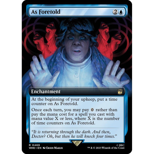 Image for As Foretold (Extended Art) (469) (WHO) - Magic: The Gathering