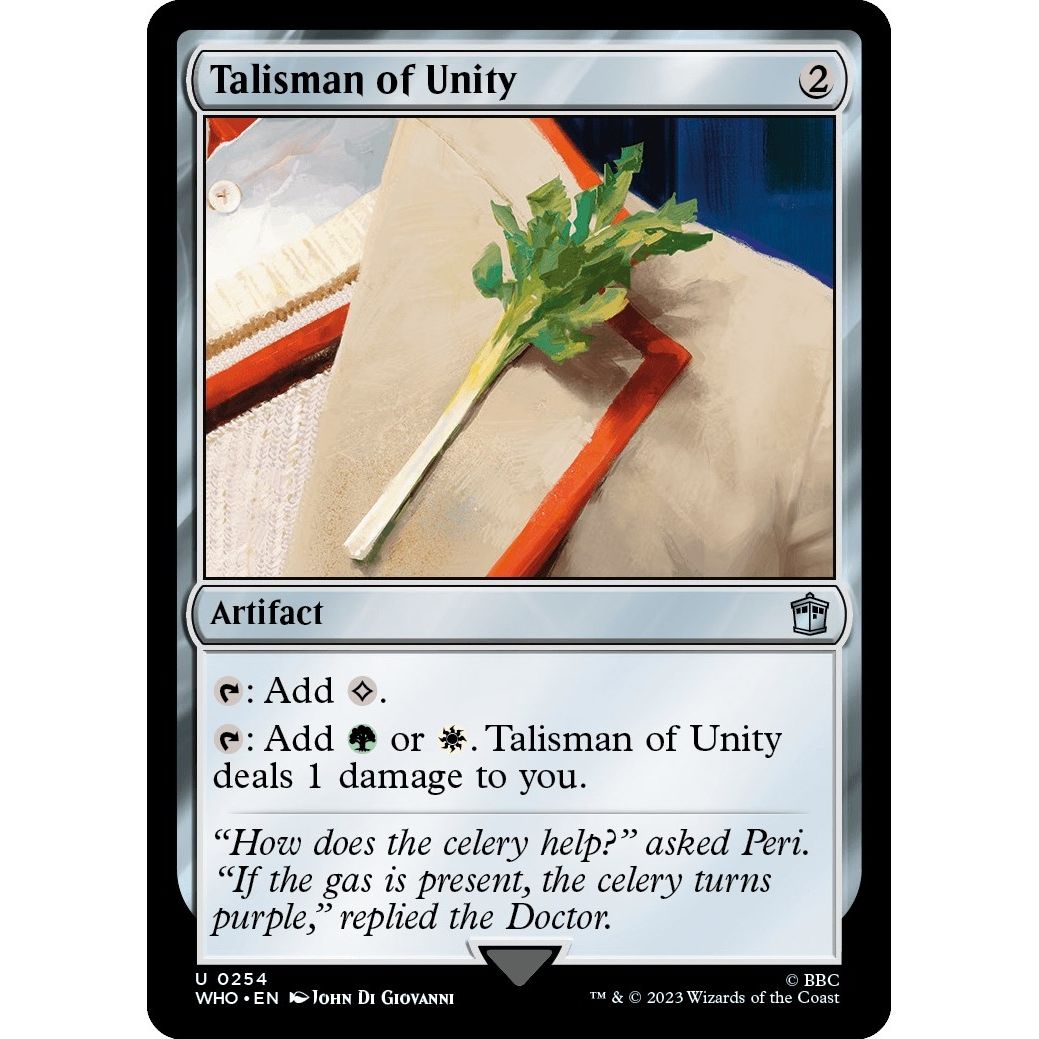 Image for Talisman of Unity (254) (WHO) - Magic: The Gathering