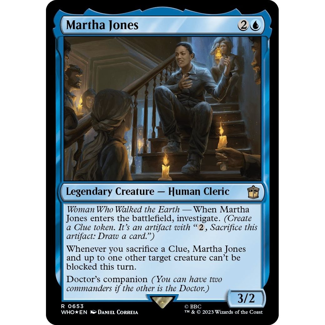 Image for Martha Jones (Surge Foil) (653) (WHO) - Magic: The Gathering