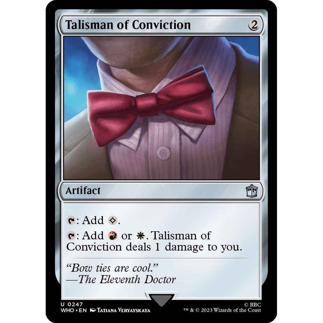 Image for Talisman of Conviction (247) (WHO) - Magic: The Gathering