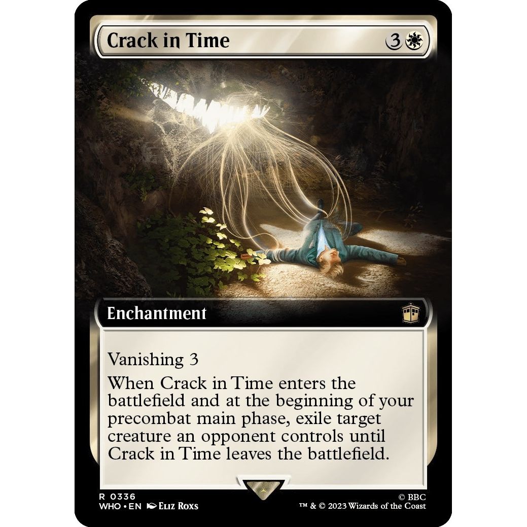 Image for Crack in Time (Extended Art) (336) (WHO) - Magic: The Gathering