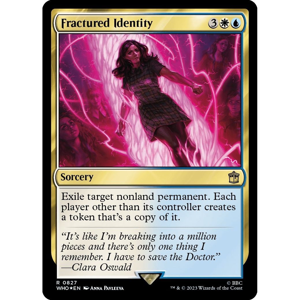 Image for Fractured Identity (Surge Foil) (827) (WHO) - Magic: The Gathering