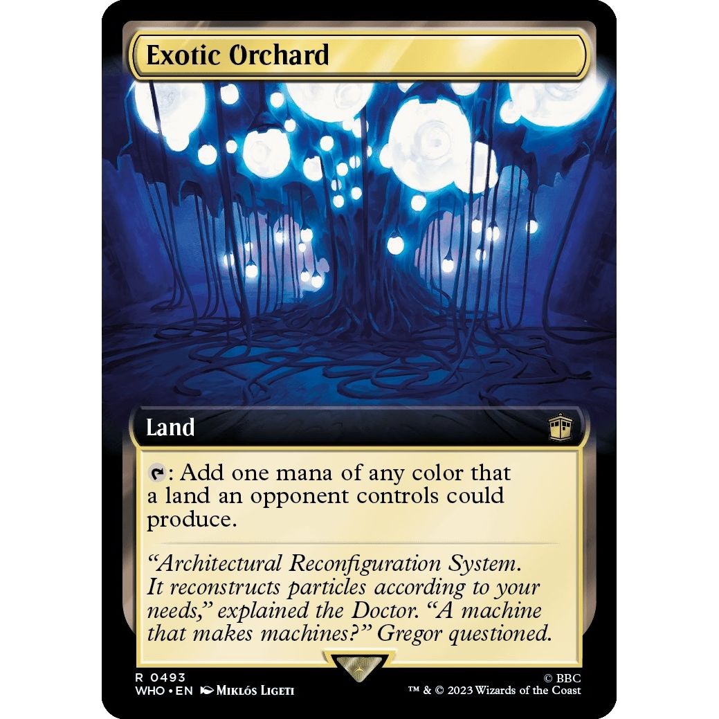 Image for Exotic Orchard (Extended Art) (493) (WHO) - Magic: The Gathering
