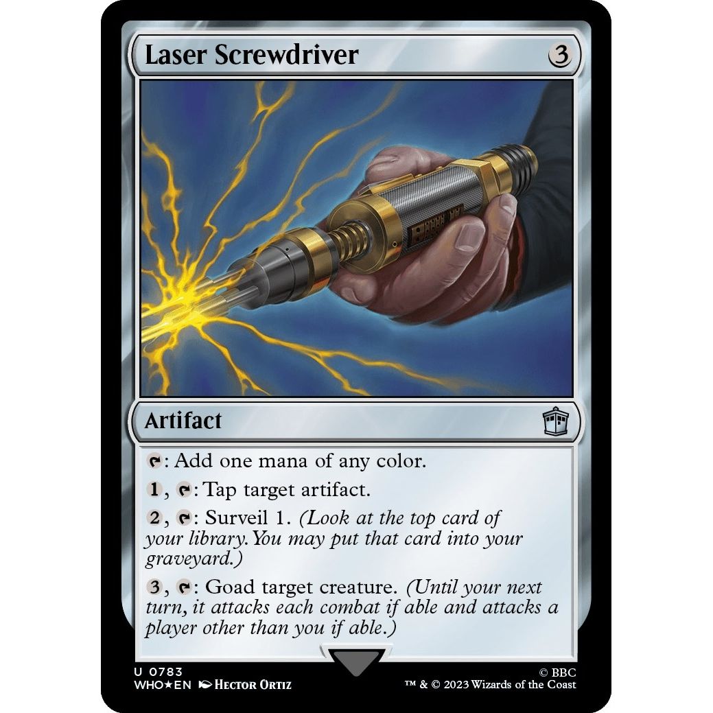 Image for Laser Screwdriver (Surge Foil) (783) (WHO) - Magic: The Gathering