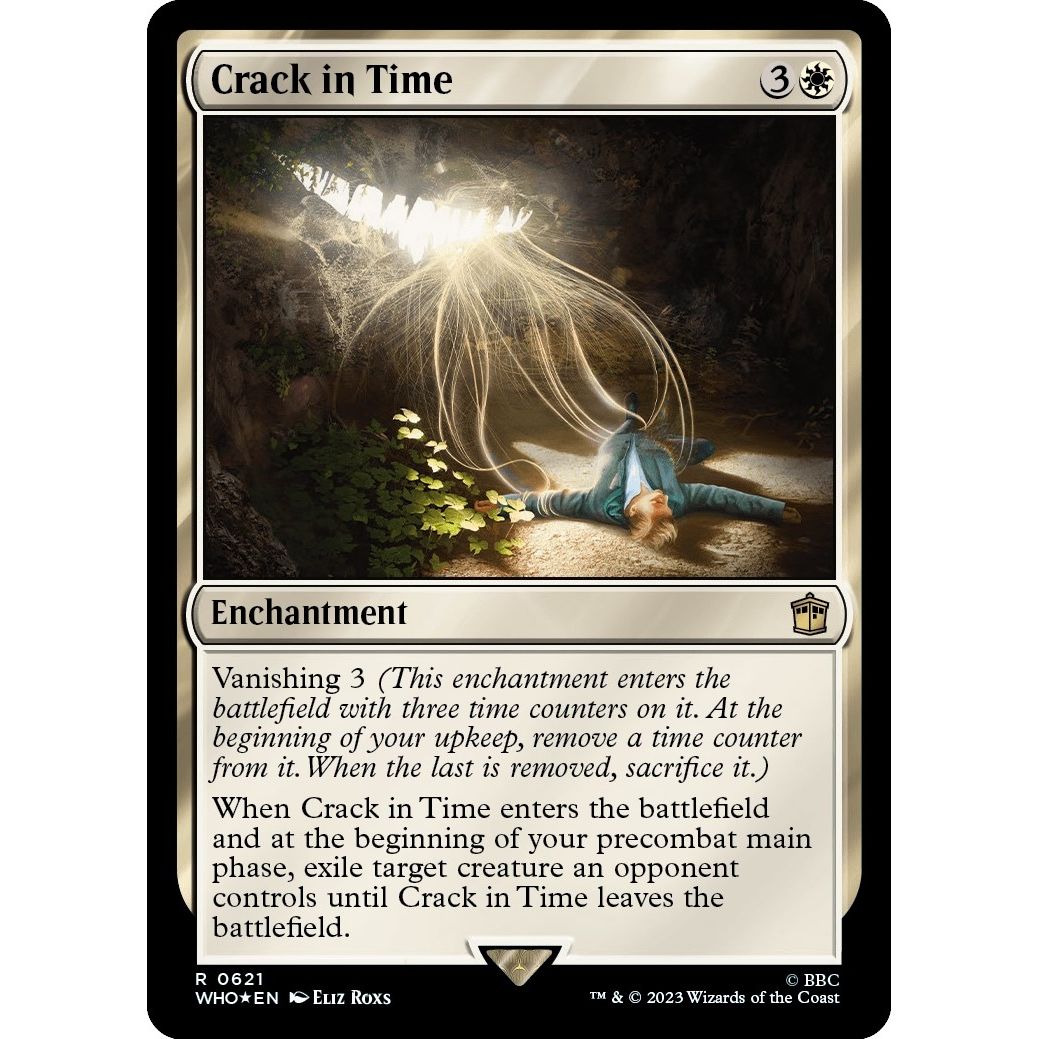 Image for Crack in Time (Surge Foil) (621) (WHO) - Magic: The Gathering