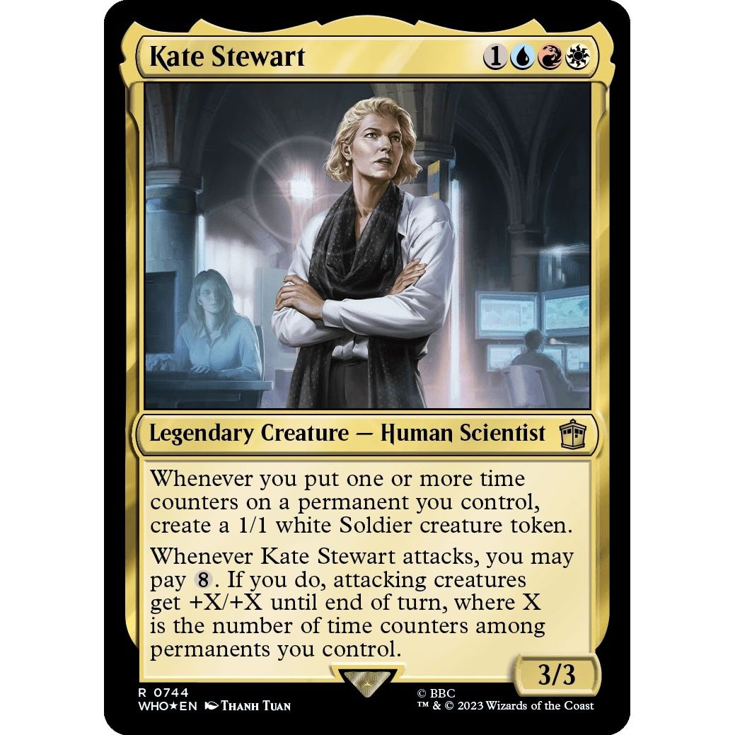 Image for Kate Stewart (Surge Foil) (744) (WHO) - Magic: The Gathering
