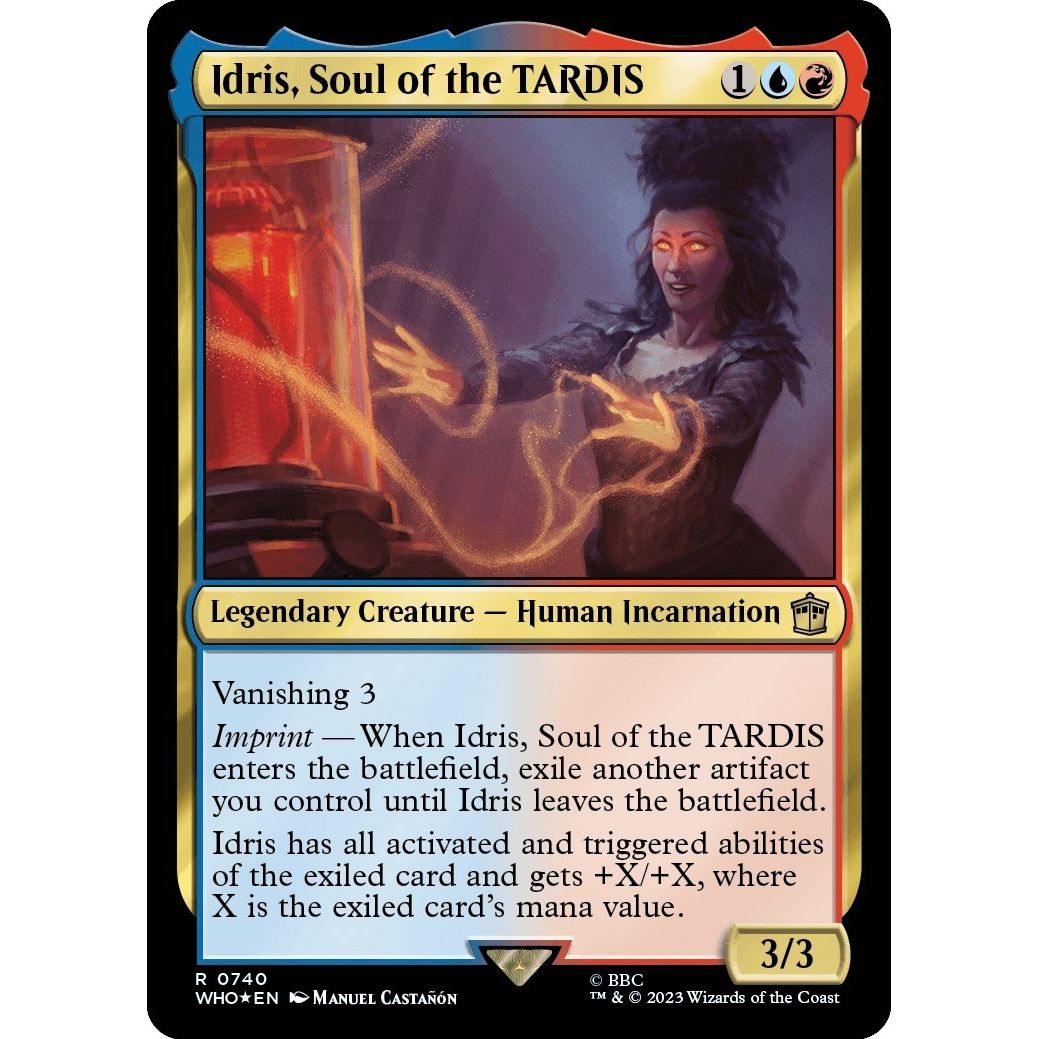 Image for Idris, Soul of the TARDIS (Surge Foil) (740) (WHO) - Magic: The Gathering