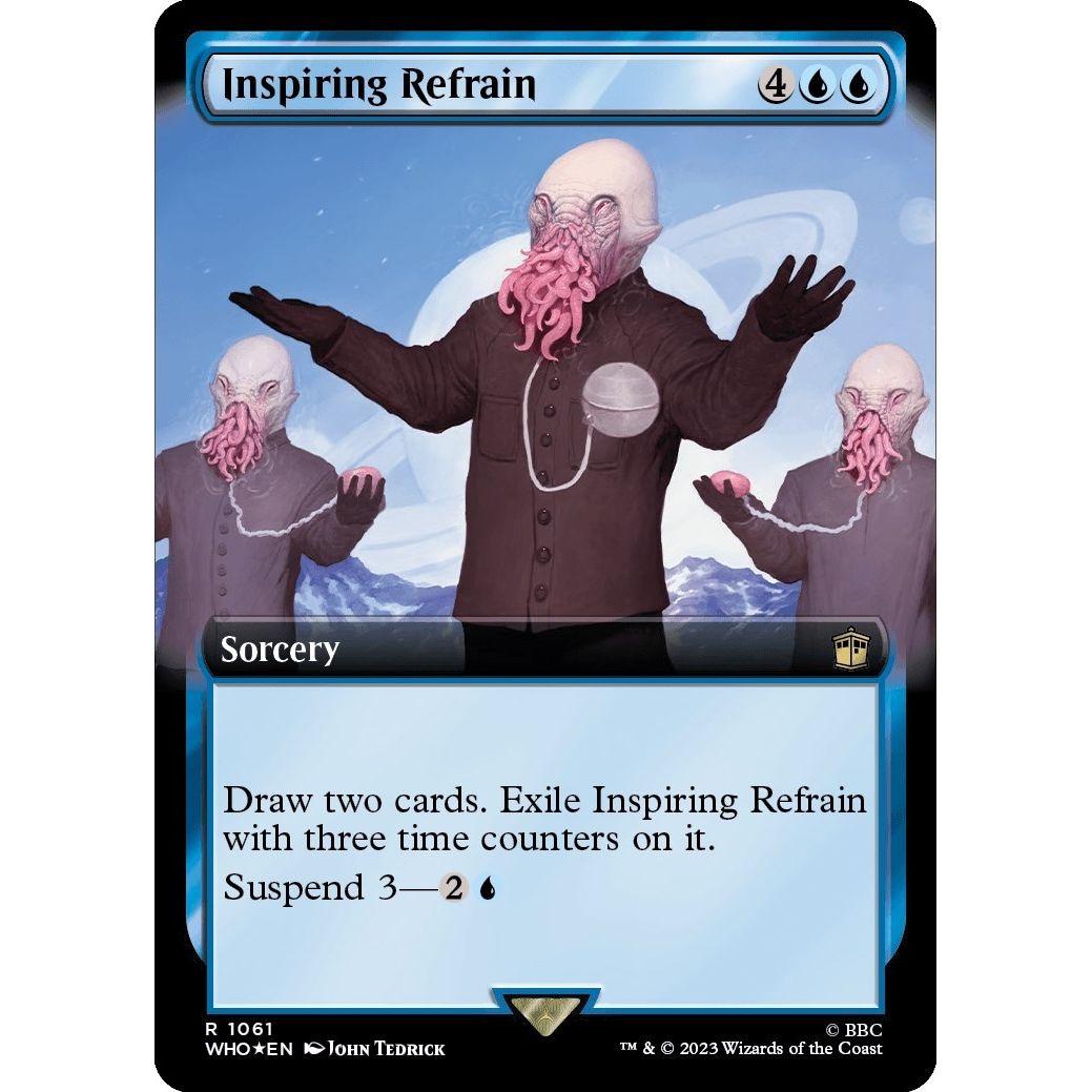 Image for Inspiring Refrain (Extended Art) (Surge Foil) (1061) (WHO) - Magic: The Gathering