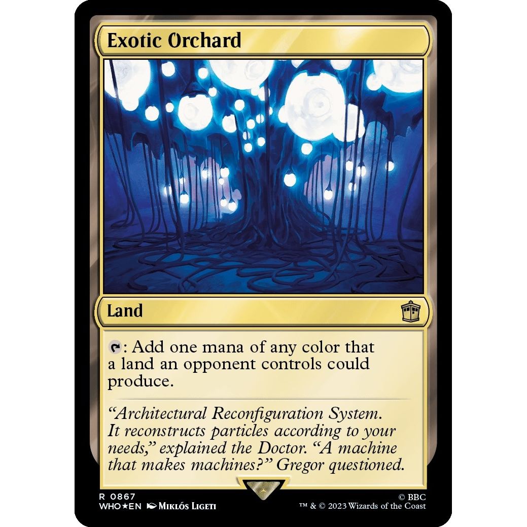 Image for Exotic Orchard (Surge Foil) (867) (WHO) - Magic: The Gathering