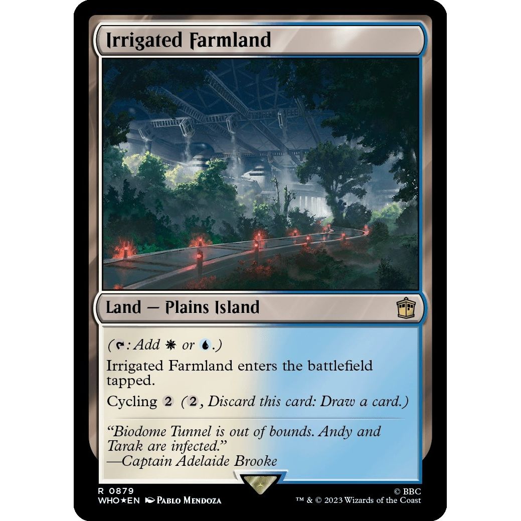 Image for Irrigated Farmland (Surge Foil) (879) (WHO) - Magic: The Gathering