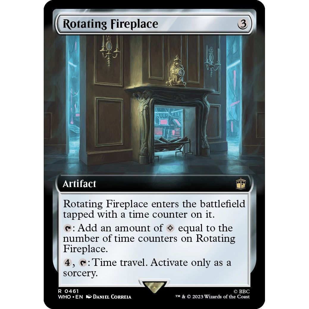 Image for Rotating Fireplace (Extended Art) (461) (WHO) - Magic: The Gathering