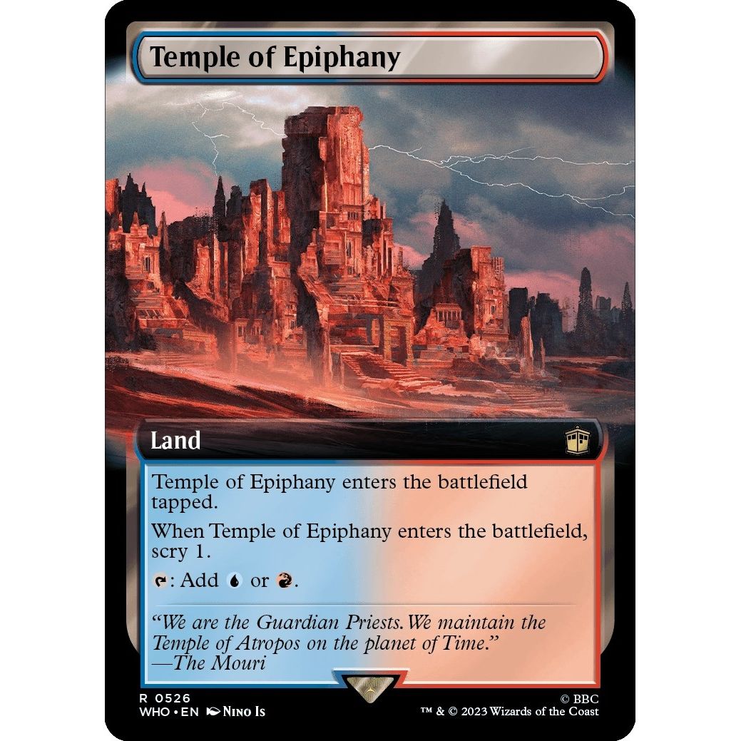 Image for Temple of Epiphany (Extended Art) (526) (WHO) - Magic: The Gathering