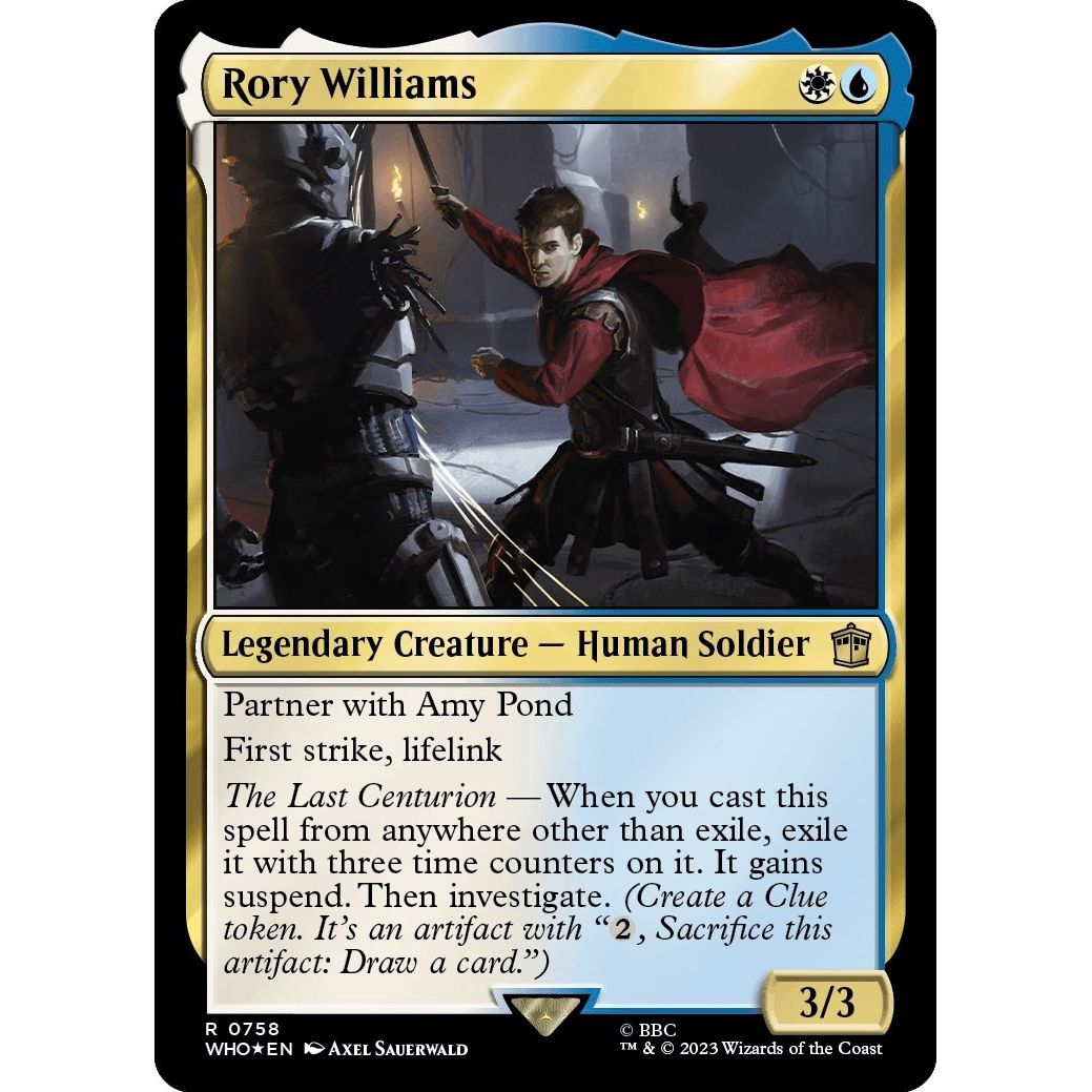 Image for Rory Williams (Surge Foil) (758) (WHO) - Magic: The Gathering