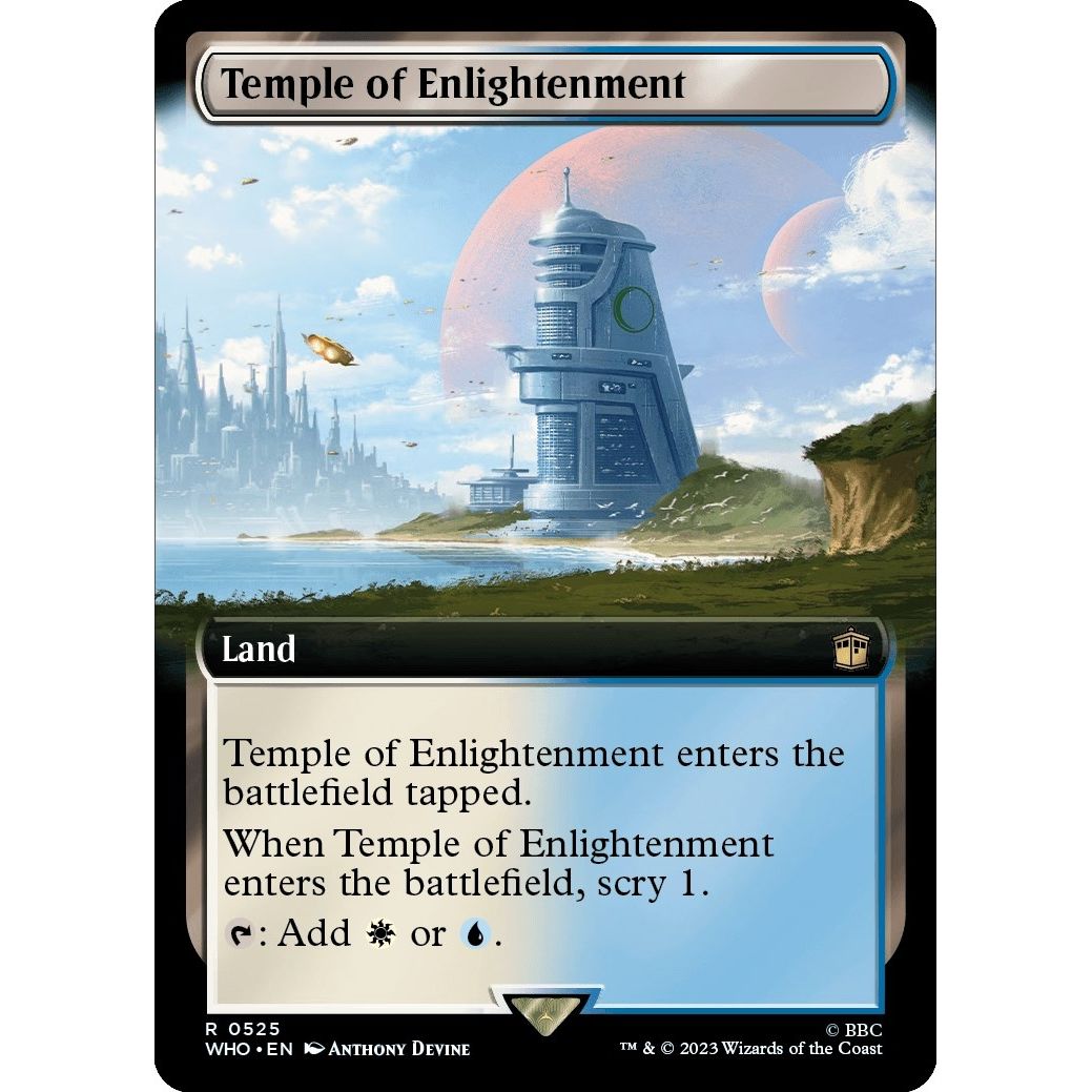 Image for Temple of Enlightenment (Extended Art) (525) (WHO) - Magic: The Gathering