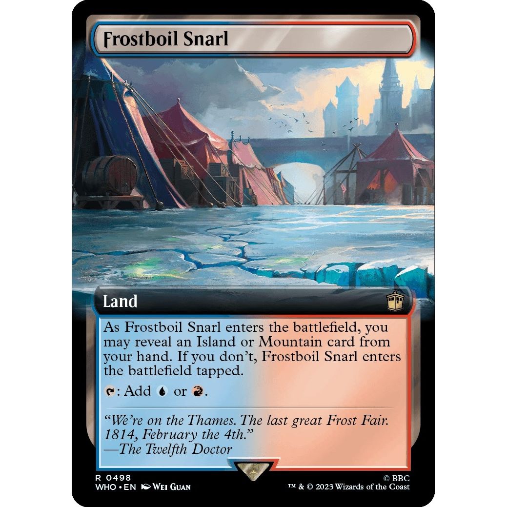 Image for Frostboil Snarl (Extended Art) (498) (WHO) - Magic: The Gathering
