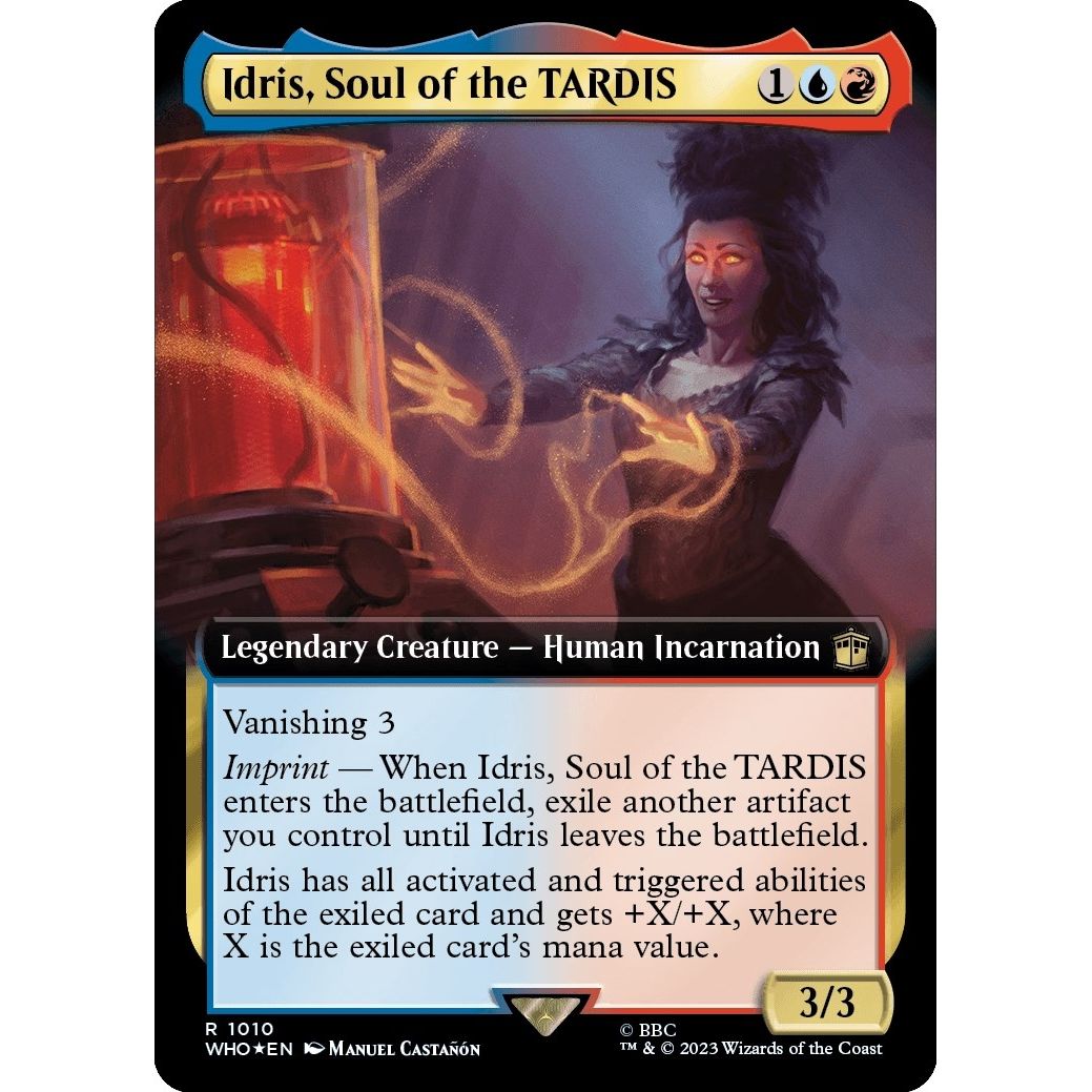 Image for Idris, Soul of the TARDIS (Extended Art) (Surge Foil) (1010) (WHO) - Magic: The Gathering