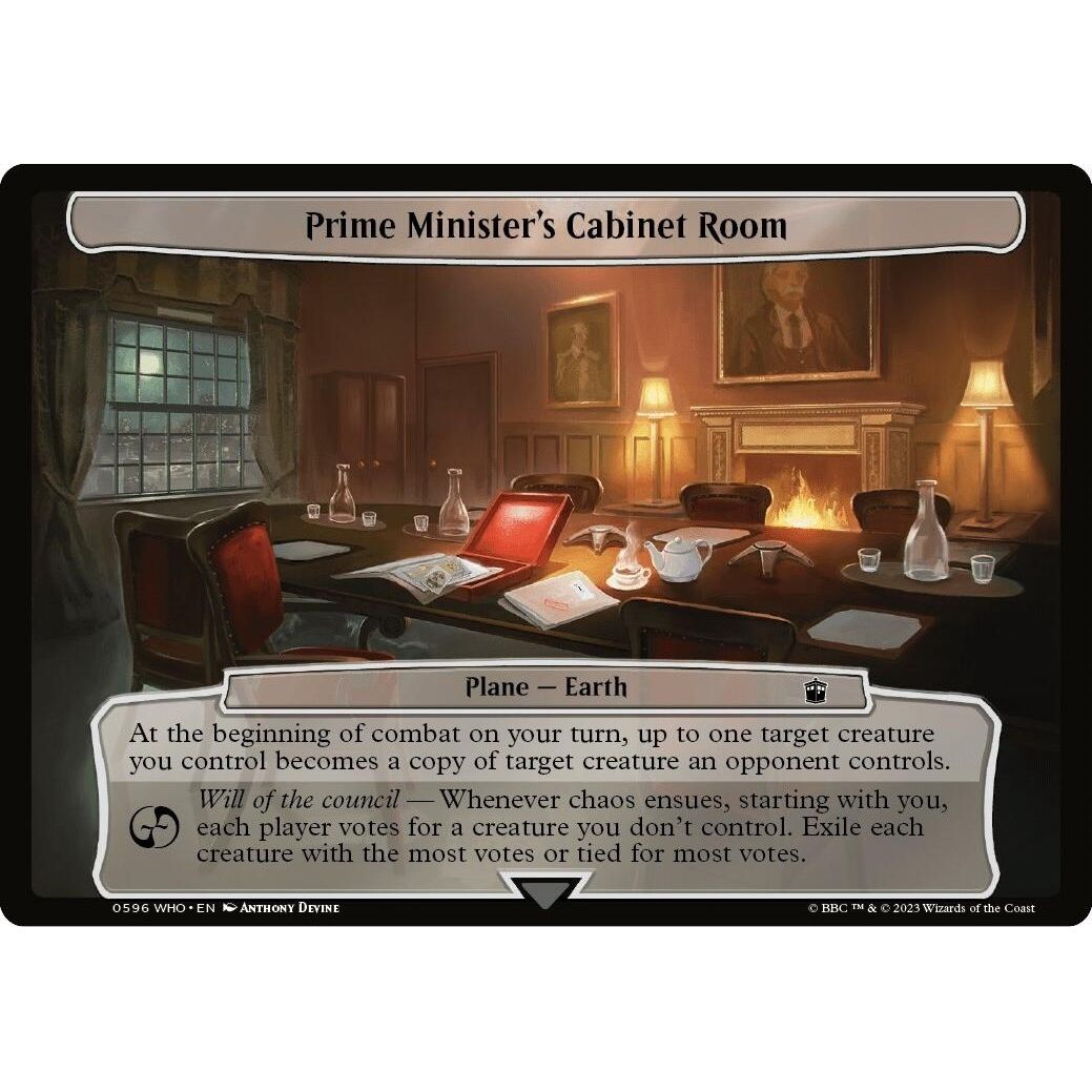 Image for Prime Minister's Cabinet Room (596) (WHO) - Magic: The Gathering