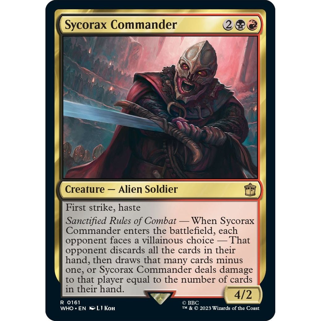 Image for Sycorax Commander (161) (WHO) - Magic: The Gathering