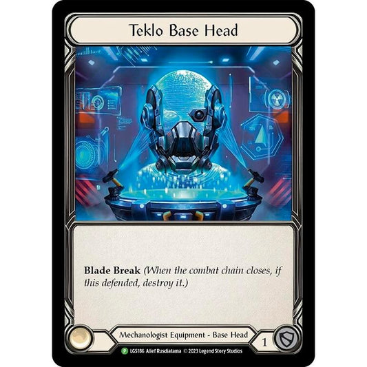 Image for Teklo Base Head - LGS186 (LGS186) (PR) - Flesh and Blood TCG