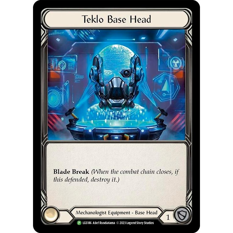 Image for Teklo Base Head - LGS186 (LGS186) (PR) - Flesh and Blood TCG