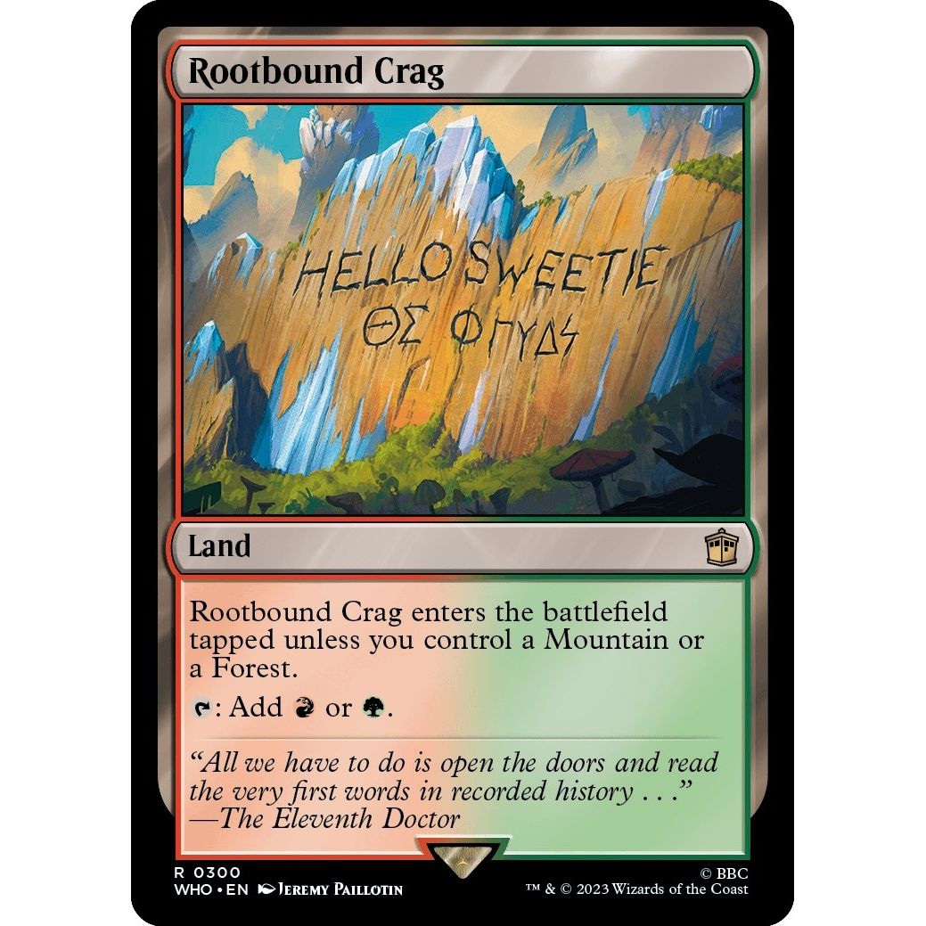 Image for Rootbound Crag (300) (WHO) - Magic: The Gathering