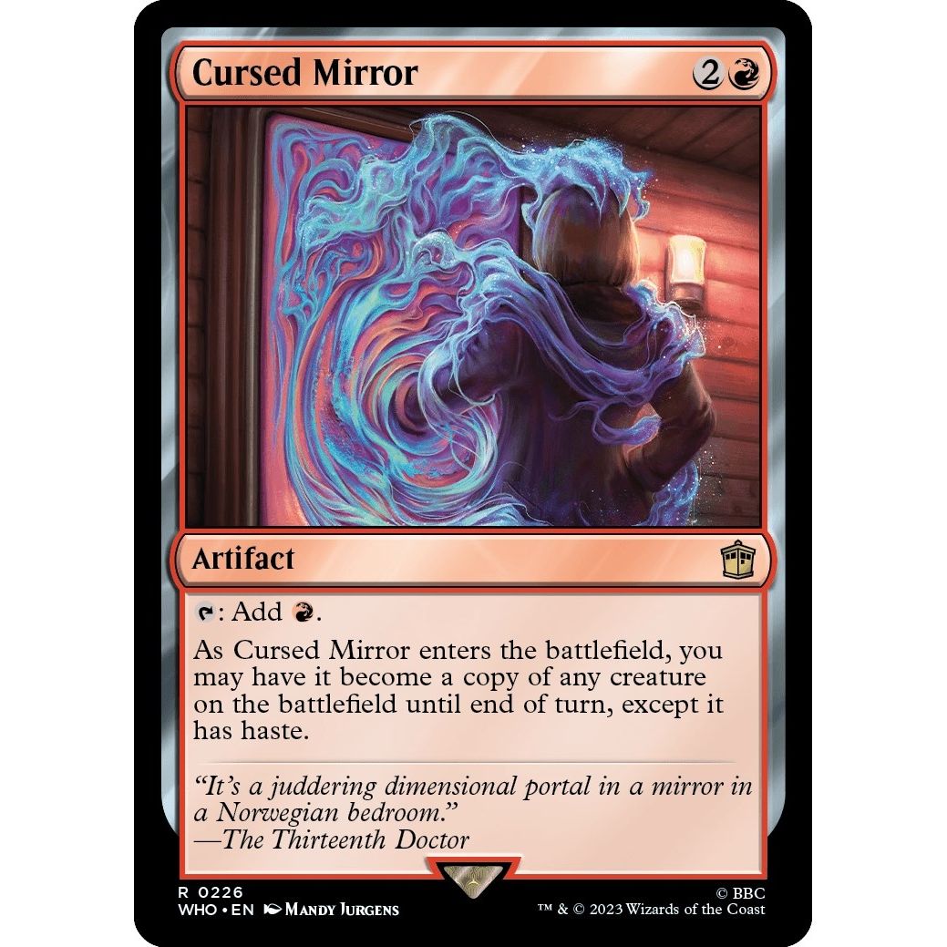 Image for Cursed Mirror (226) (WHO) - Magic: The Gathering