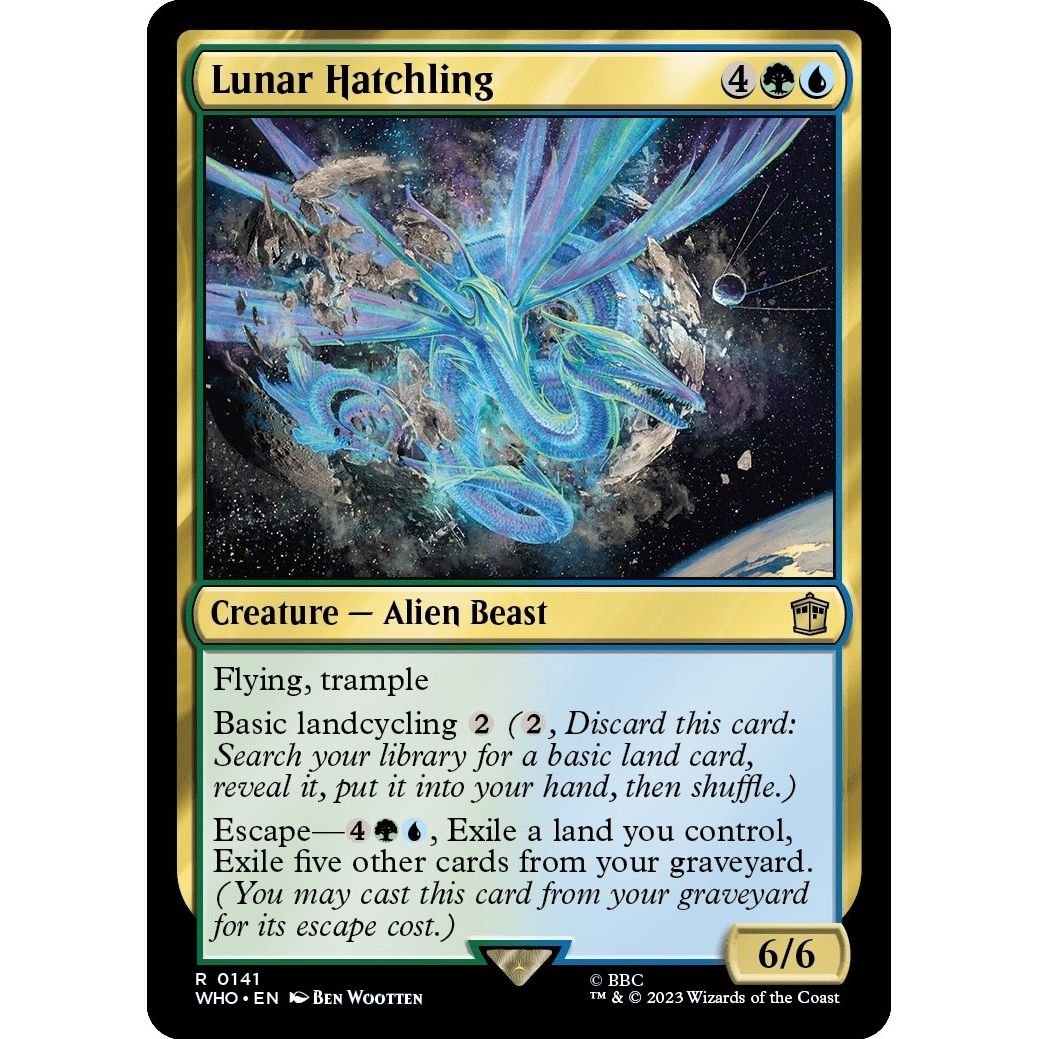Image for Lunar Hatchling (141) (WHO) - Magic: The Gathering