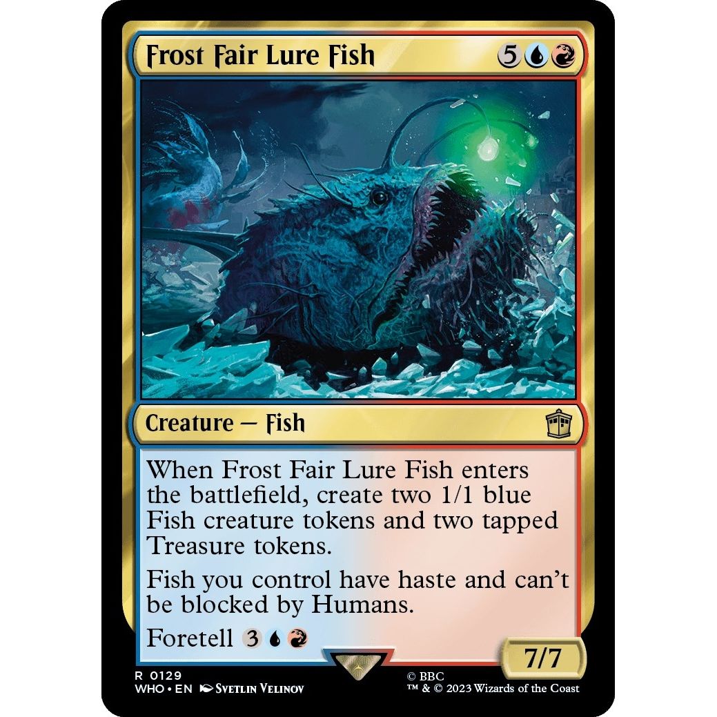 Image for Frost Fair Lure Fish (129) (WHO) - Magic: The Gathering