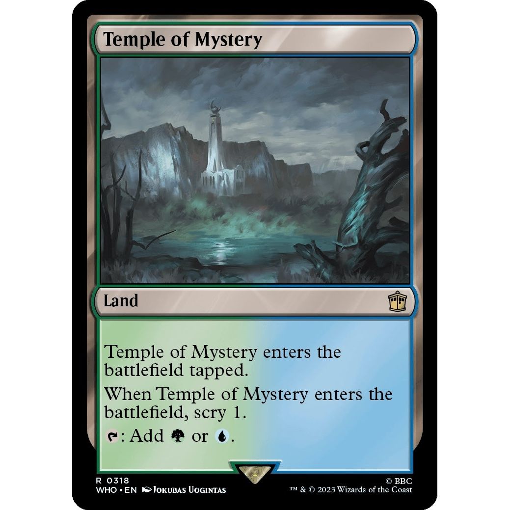 Image for Temple of Mystery (318) (WHO) - Magic: The Gathering