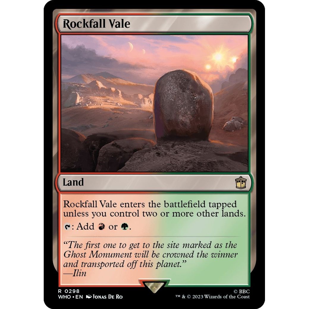 Image for Rockfall Vale (298) (WHO) - Magic: The Gathering