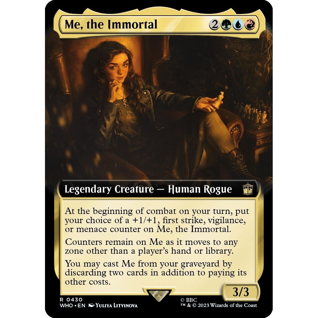 Image for Me, the Immortal (Extended Art) (430) (WHO) - Magic: The Gathering