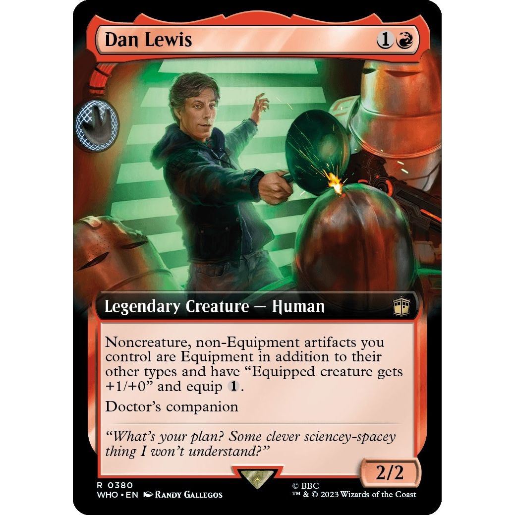 Image for Dan Lewis (Extended Art) (380) (WHO) - Magic: The Gathering