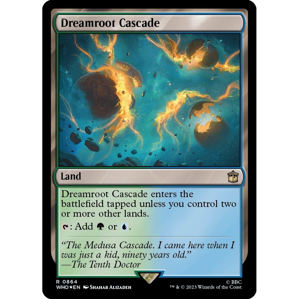 Image for Dreamroot Cascade (Surge Foil) (864) (WHO) - Magic: The Gathering