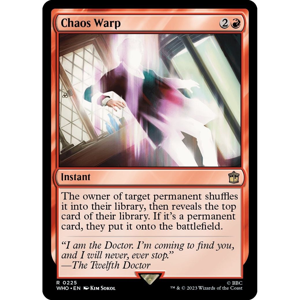 Image for Chaos Warp (225) (WHO) - Magic: The Gathering