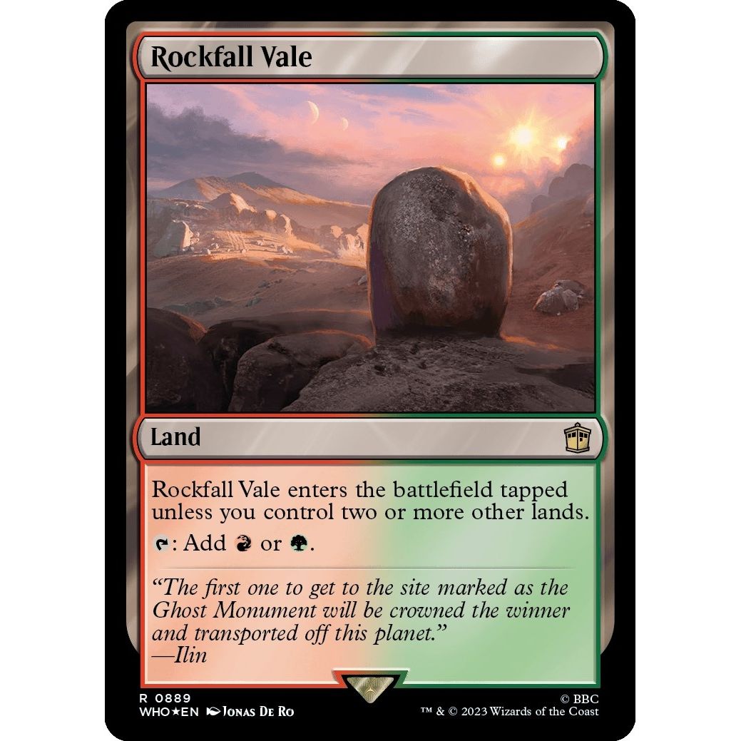Image for Rockfall Vale (Surge Foil) (889) (WHO) - Magic: The Gathering