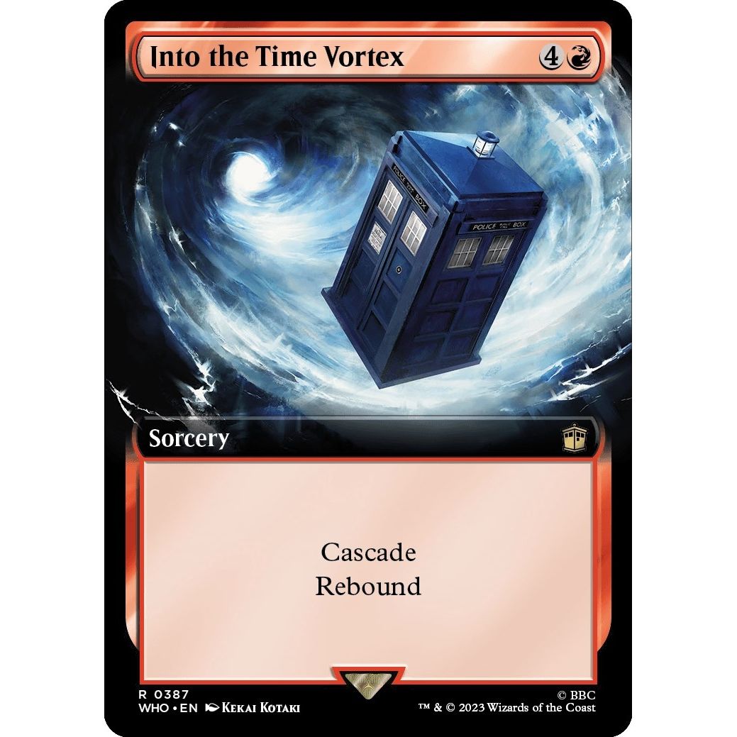 Image for Into the Time Vortex (Extended Art) (387) (WHO) - Magic: The Gathering