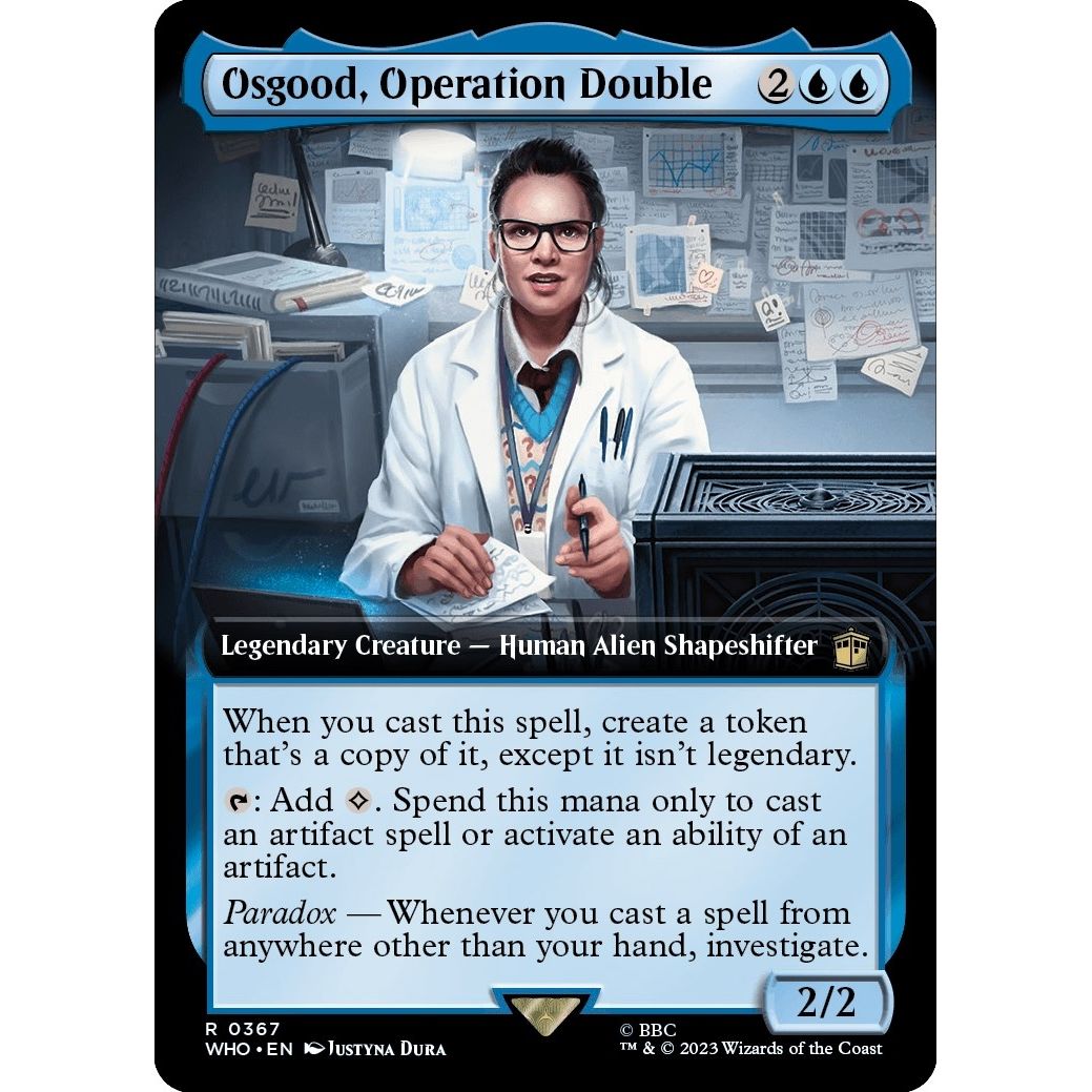 Image for Osgood, Operation Double (Extended Art) (367) (WHO) - Magic: The Gathering