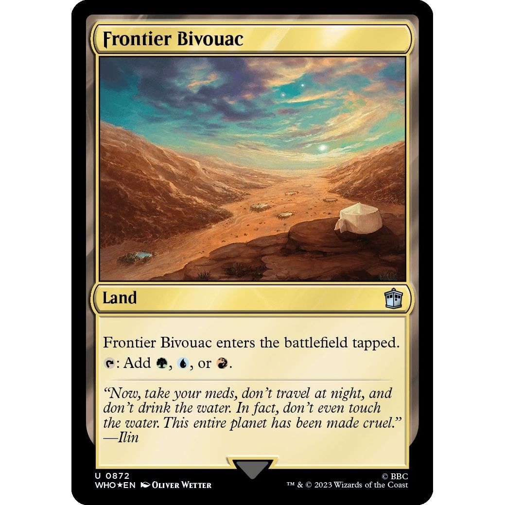 Image for Frontier Bivouac (Surge Foil) (872) (WHO) - Magic: The Gathering