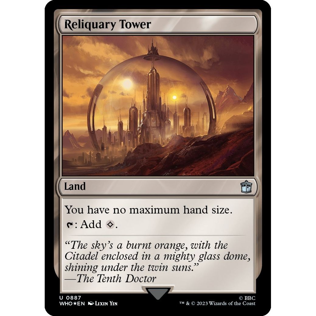 Image for Reliquary Tower (Surge Foil) (887) (WHO) - Magic: The Gathering