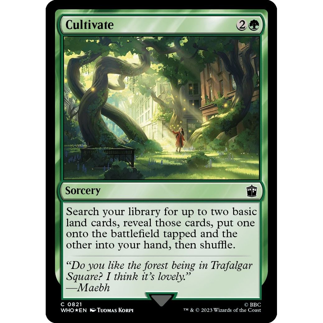 Image for Cultivate (Surge Foil) (821) (WHO) - Magic: The Gathering