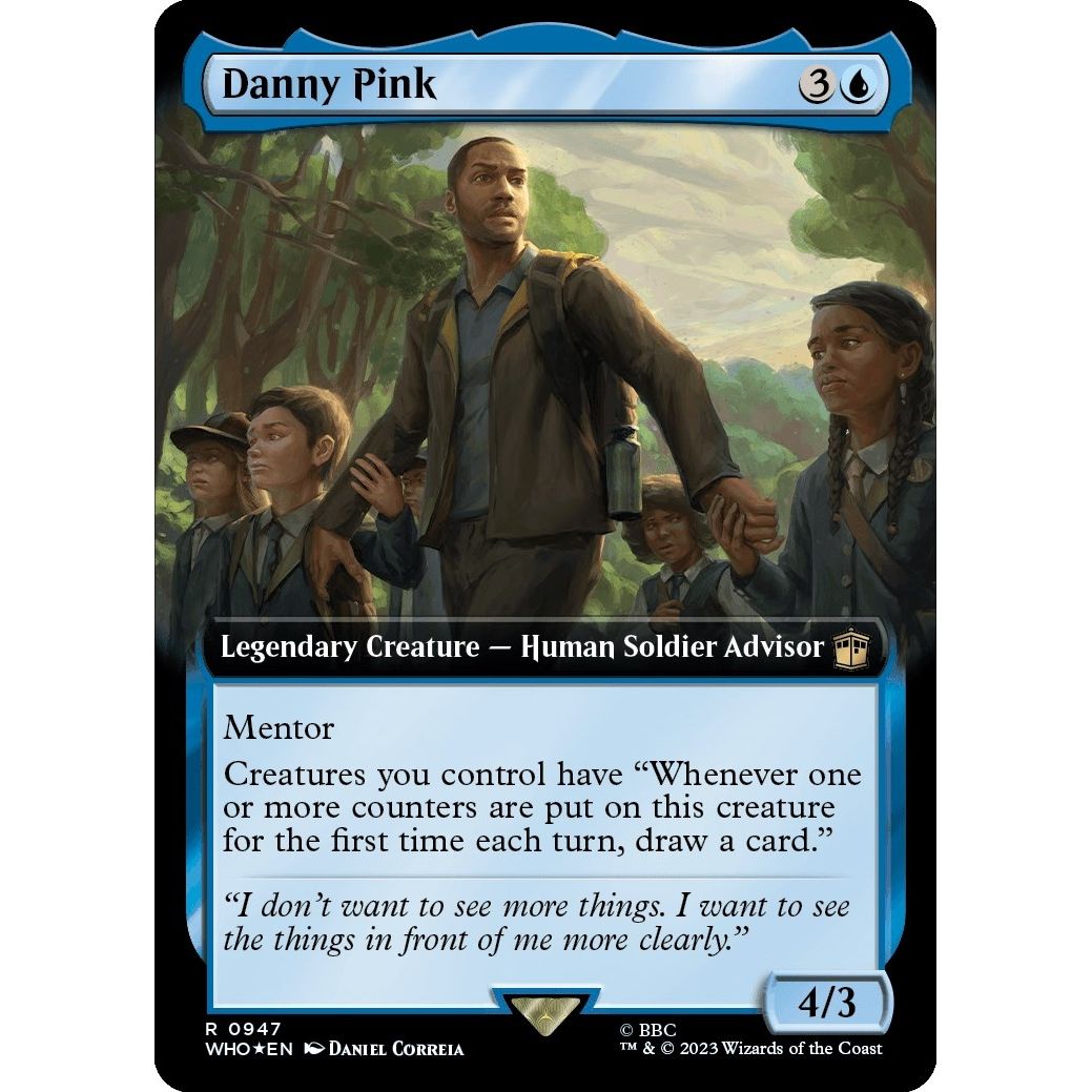 Image for Danny Pink (Extended Art) (Surge Foil) (947) (WHO) - Magic: The Gathering