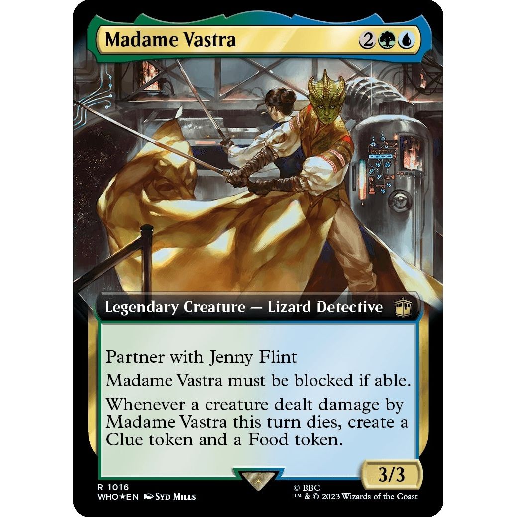 Image for Madame Vastra (Extended Art) (Surge Foil) (1016) (WHO) - Magic: The Gathering