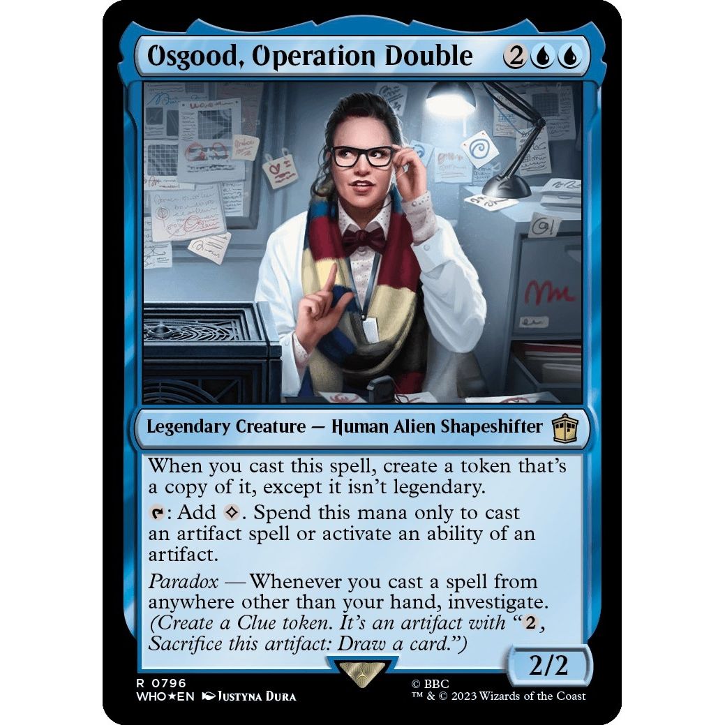 Image for Osgood, Operation Double (Surge Foil) (796) (WHO) - Magic: The Gathering