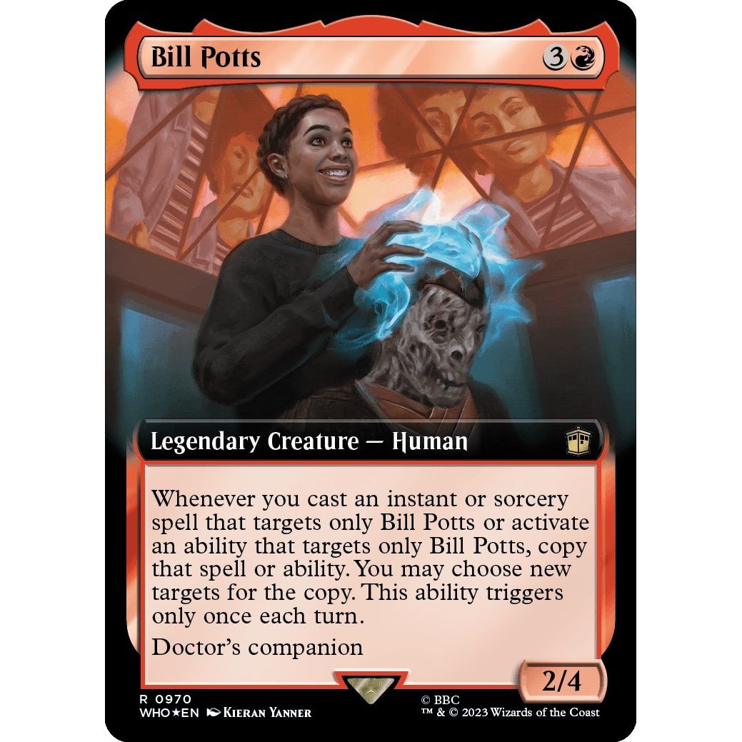 Image for Bill Potts (Extended Art) (Surge Foil) (970) (WHO) - Magic: The Gathering