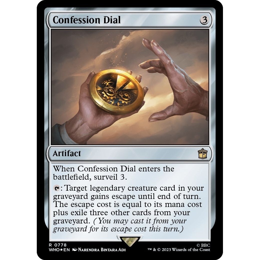 Image for Confession Dial (Surge Foil) (778) (WHO) - Magic: The Gathering