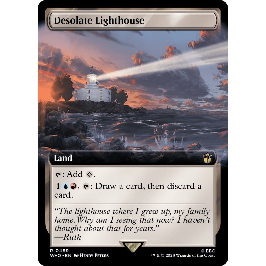 Image for Desolate Lighthouse (Extended Art) (489) (WHO) - Magic: The Gathering