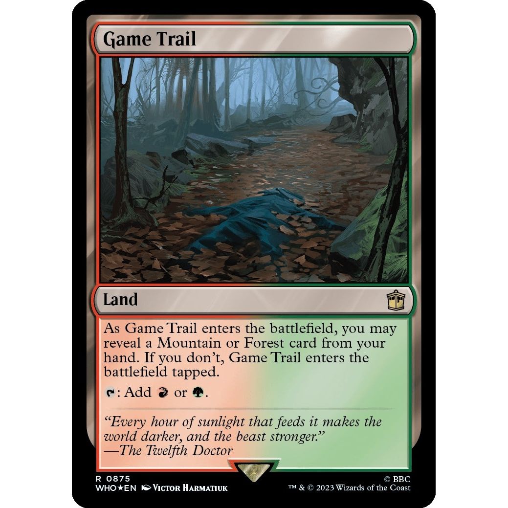 Image for Game Trail (Surge Foil) (875) (WHO) - Magic: The Gathering