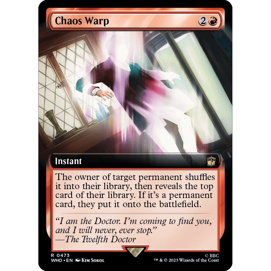 Image for Chaos Warp (Extended Art) (473) (WHO) - Magic: The Gathering