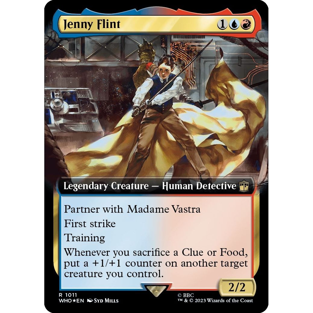 Image for Jenny Flint (Extended Art) (Surge Foil) (1011) (WHO) - Magic: The Gathering