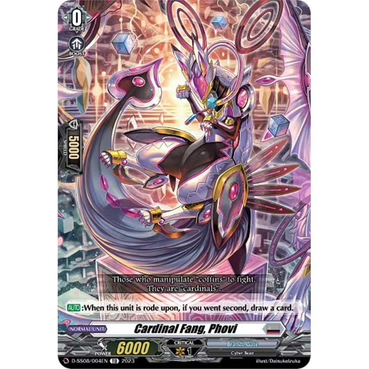 Image for Cardinal Fang, Phovi (D-SS08/004EN) (SS08) - Cardfight Vanguard